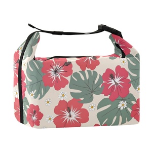 Sac à déjeuner personnalisé à motif de feuilles de menthe tropicales d'Hawaï, sac isotherme, sac de pique-nique scolaire en plein air - Product Image 2