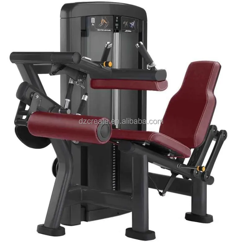 बैठे हुए लेग कर्ल एक्सटेंशन उपकरण मांसपेशी प्रशिक्षण फिटनेस स्क्वाट रैक सहायक उपकरण स्ट्रेंथ कर्ल एथलेटिक प्रैक्टिस मशीन