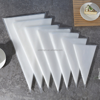 Einweg-Spritzbeutel Transparente Plastik-Cremebeutel für Tortendekoration Gebäck-Backzubehör Keks-Dessert-Beutel in Verschiedenen Größen