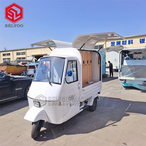 Carrito de postres Belyoo, venta de café, <span class=keywords><strong>Piaggio</strong></span> Ape, horno de Pizza, camión, comida, triciclo eléctrico, camiones de comida a la venta, quiosco móvil - Product Image 3