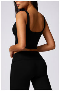 Maßgeschneidertes Reißverschluss-Crop-<span class=keywords><strong>Top</strong></span> für Damen Activewear Sport-<span class=keywords><strong>Top</strong></span> Yoga-Trends Geripptes Slim-Fit Lauf- und Yoga-Oberteil für Damen Activewear - Product Image 4