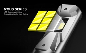 ไฟหน้ารถยนต์ <span class=keywords><strong>Novsight</strong></span>/nighteye N71 6500k 8000lm H1 H3 H4 H7 H11 9005 9006 ชุดไฟหน้า LED อัตโนมัติ หลอดไฟหน้า LED - Product Image 6