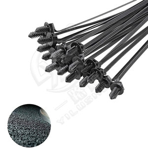 Bridas de nailon Smooth Sailing, 160 unidades, sujetadores mixtos para arneses de cableado automotriz 166 Clips de Plástico para Conductos Corrugados - Product Image 1