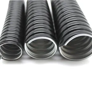Factory direct sale 3mm-150mm liquid tight metal electrical hose PVC coated flexible conduit