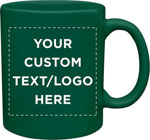 11oz Jumbo Coffee Mug - Personalized <b>extra</b> <b>Large</b> Cup with Picture - Ceramic Mug - Custom Logo <b>Printed</b> or Customized Text - Product Image 1