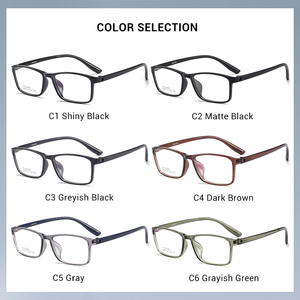 Montura de <span class=keywords><strong>gafas</strong></span> de estilo empresarial moderno, <span class=keywords><strong>gafas</strong></span> profesionales para uso en oficina, <span class=keywords><strong>gafas</strong></span> sin <span class=keywords><strong>tornillos</strong></span> para hombres de negocios - Product Image 2