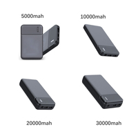Banque d'Alimentation Portable 20000mAh Personnalisable, Mini Chargeur Rapide et Compact pour Extérieur et Tourisme
