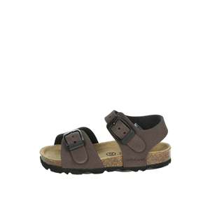 Sandali per Bambini Grunland SB0634-40 Verdone Marrone con Cinturino in Pelle Comodi per Camminare Estivi - Product Image 1