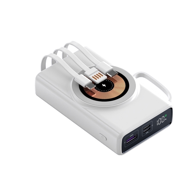 EM/ODM 30000mAh High Quality Portable Magnetic Mini Power Bank Wireless PD22.5W Fast Charger 30000mAh Powerbanks