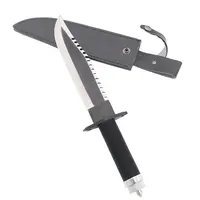 Pisau Rambo The First Blood Movie Knife Fixed Blade Berburu Taktis Survival Tempur Camping Pisau Tentara