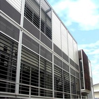 Grille de ventilation résidentielle Villa Cadre en aluminium Imperméable Léger Durable Ventilation décorative Taille personnalisée OEM