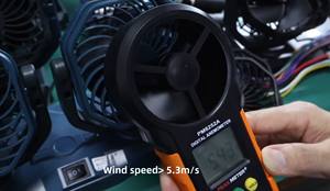 Ventilateur de voiture électrique portable à double embout 12V/24V/5V USB pour voitures, camions et fourgonnettes, système de refroidissement spécifique à l'été, faible bruit 30-34 dB, puissance 10W - Product Image 5