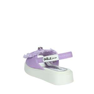 Gaelle Junior Violet Sandal <b>With</b> <b>Bow</b> Platform Heel For Girls Size 28 - Product Image 2