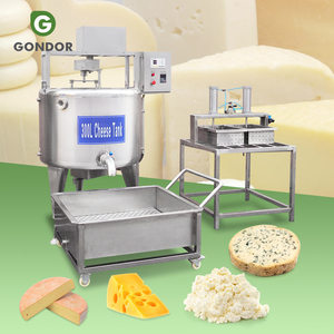 Máquina Comercial de 1000L/100L para Fabricación y Procesamiento de Queso Mozzarella y Mascarpone con Prensa de Tina Redonda - Product Image 1