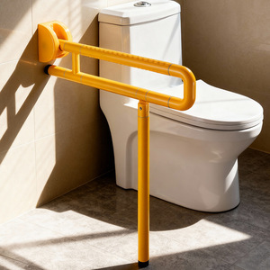 Toilet <b>Grab</b> <b>Bars</b> Wall Mounted Stainless Steel Anti Slip 200 Lbs Capacity For Seniors Bathroom Safety Support - Product Image 3