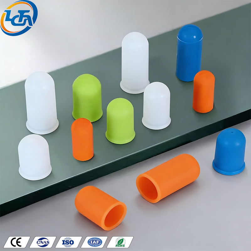 Longcheng Custom Silicon Cap Cover Multi Specification Soft Silicone Cap Rubber Cap Silicone Cover