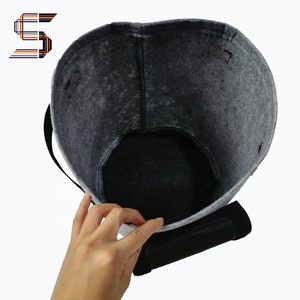 Spécialement conçu accès fenêtre à lamelles feutre tissu 10 gallons <span class=keywords><strong>de</strong></span> <span class=keywords><strong>culture</strong></span> <span class=keywords><strong>de</strong></span> pommes <span class=keywords><strong>de</strong></span> <span class=keywords><strong>terre</strong></span> pot sacs - Product Image 2