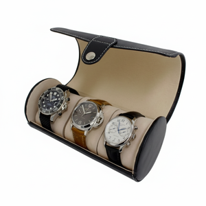 Astuccio per orologio moderno portatile da viaggio a 3 vie scatola portaoggetti per orologio elegante - Product Image 1