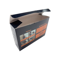 Boîte en carton blanc écologique recyclable avec impression de logo personnalisé, pliable et emballable à plat