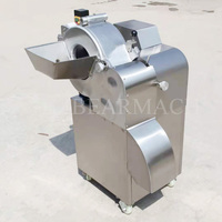 Bear Groente- en Fruit Snijmachine 15x15mm Kubus Snijder Motor/Motor voor Ui Tomat 1500W 380V/220V 100KG SUS304 RVS