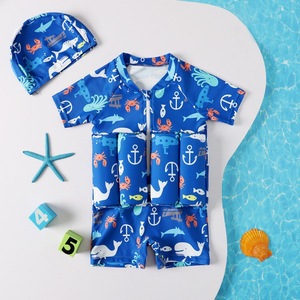 Nouveau maillot de <span class=keywords><strong>bain</strong></span> une pièce style <span class=keywords><strong>boxer</strong></span> pour enfants, motif dessin animé, pour garçons et filles, en Spandex/Polyester - Product Image 1