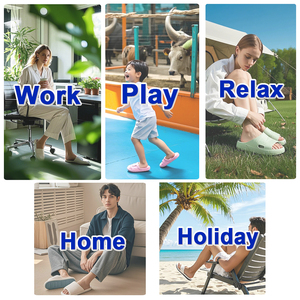 Zapatillas de casa de verano a la moda para hombre, zapatos antideslizantes de talla grande con plantilla de Punta cerrada, ropa exterior elegante para mayor comodidad - Product Image 2