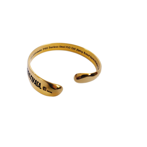 กำไลข้อมือแฟชั่น สแตนเลสสตีล 316L ชุบทอง PVD ทนทาน เป็นมิตรต่อสิ่งแวดล้อม - Product Image 2