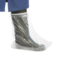 Couvre-chaussures jetables antistatiques en PE pour salle blanche, usage vétérinaire et agricole