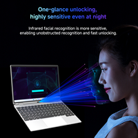 Laptop Bisnis Layar Sentuh IPS 14-Inci Intel N95 Quad-Core 1.7GHz 512GB SSD 16GB DDR4 Windows 11 Pendingin Berkinerja Tinggi