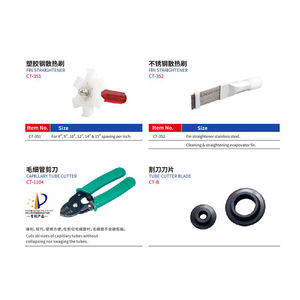 Réfrigération CVC A/C Climatiseur Outil En Acier Inoxydable Outils De Coupe Ensemble Aileron Redresseur Deburer Alésoir Pincer Pince - Product Image 4