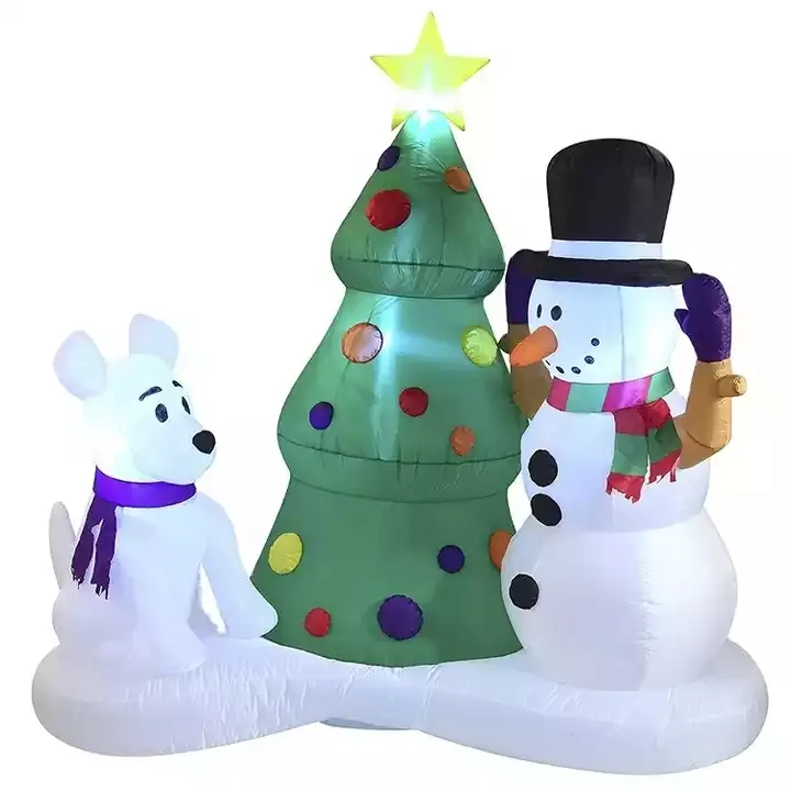 Factory wholesale christmas tree led lights indoor and outdoor decoration snowman