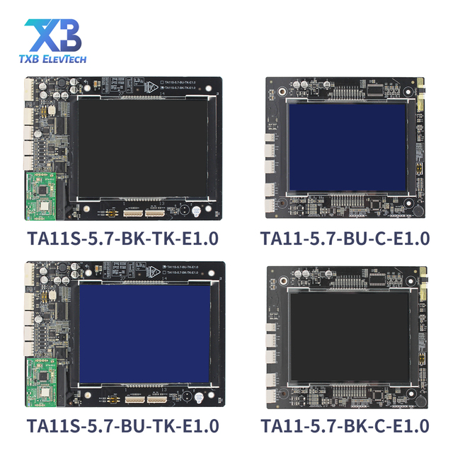 Elevator Car Display Panel TA11S-5.7-BU-C/BK-TK-E1.0 5.7" LCD Floor Display for Hotel Hospital Use Metal Construction ISO9001