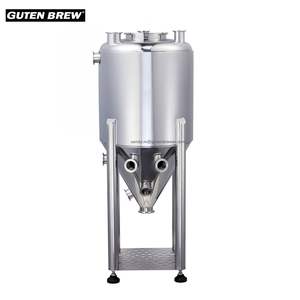ผลิตภัณฑ์ใหม่/เครื่องหมักเบียร์แบบมีแจ็คเก็ต Guten Brew ขนาด 40 ลิตร 60 ลิตร 80 ลิตร 105 ลิตร อุปกรณ์การผลิตเบียร์/ถังหมักทรงกรวย - Product Image 1