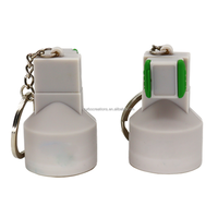 Porte-clés personnalisé en caoutchouc souple 3D, créatif, en forme de manette de jeu vidéo, avec un joystick, en métal, PVC et plastique