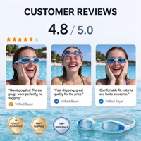 Lunettes de natation personnalisées avec logo, en silicone, anti-buée, étanches, écologiques, à large champ de vision, pour hommes et femmes, pour la plongée en apnée