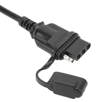 Adaptateur de remorque 7pin grande prise de remorque ronde vers USA 4Pin prise plate convertisseur de connecteur de feu arrière pour remorque caravane bateau