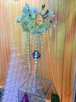 Vase de beauté en acrylique, centres de Table et décorations de Table de mariage, Vase en acrylique pour fleurs de mariage
