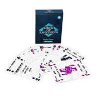 Jeu de cartes émotionnelles en anglais pour couples pour se réconforter, jeu de cartes en papier personnalisable