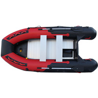 Bote Inflable Zodiac de Alta Calidad de 3.3m, Ligero, Rápido y Estable, de PVC, para Pesca, con Certificación CE, para Rescate de 4 Personas