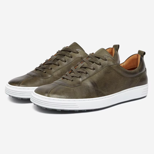 Chaussures décontractées pour hommes en cuir véritable respirant – Tendance mode résistante à l'usure - Product Image 1