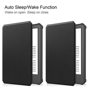 Coque arrière de luxe en cuir PU souple en Silicone TPU, étui de protection intelligent Ebook pour Amazon <span class=keywords><strong>Kindle</strong></span> 11e génération, vente en gros, 2022 - Product Image 3