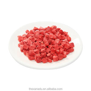 Morceaux de fraises 5mm avec sucre Cubes coupés lyophilisés en gros Pack-Brassage glacé Ingrédients de thé <span class=keywords><strong>aux</strong></span> fruits/Snack/Décoration/<span class=keywords><strong>Boulangerie</strong></span> - Product Image 2