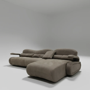 Canapé-lit en cuir pleine fleur Perfect Serpent, mobilier moderne de luxe pour salon et maison - Product Image 4