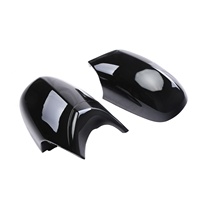 JDMotorsport88 2 piezas Cubiertas de Espejo Retrovisor Lateral de ABS Negro Brillante para BMW Serie 3 E90 E92 E93 M3 2008-2013