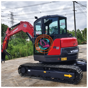 Escavatore Cingolato Idraulico <span class=keywords><strong>Yanmar</strong></span> 80 Originale Giapponese da 8 Tonnellate, Escavatore Usato <span class=keywords><strong>Yanmar</strong></span> 80 da 8 Tonnellate - Product Image 1