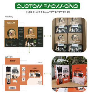 電気ペット犬猫バリカントリマープロフェッショナルリムーバーペットヘアトリマー犬クリッパーグルーミングバリカン - Product Image 5