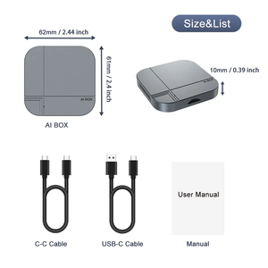 Caja Inteligente CarPlay Android 12 2026, Plug & Play, Adaptador Inalámbrico Android Auto 3 <span class=keywords><strong>en</strong></span> 1, 4+32G, Caja de TV para Auto para YouTube y <span class=keywords><strong>Netflix</strong></span> - Product Image 5