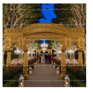 Panel de Entrada para Bodas de Lujo, Arco Decorativo Hecho a Mano para Eventos Premium y Decoración de Jardines - Product Image 1