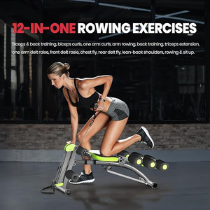 Wellshow Máquina de abdominales ajustable multifuncional para entrenamiento de estómago Máquina de abdominales Máquina de gimnasio <span class=keywords><strong>total</strong></span> abdominal - Product Image 4