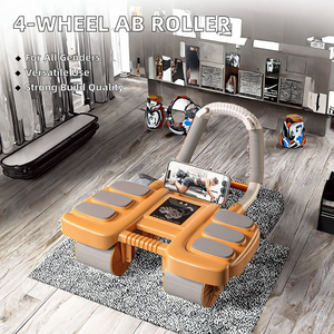 Usine directe nouvelle <span class=keywords><strong>JTF</strong></span> M-172 4 roues multifonction roue abdominale ABS & EVA rouleau glisser Machine pour l'entraînement musculaire - Product Image 2